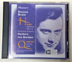 Mozart Four Horn Concertos * Quintet K 452 Dennis Brain CD Brand New Open Box - Picture 1 of 2