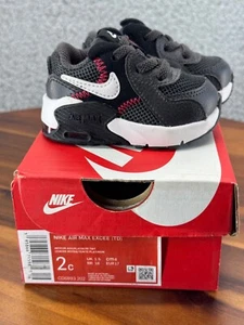 Nike Boy's Air Max Excee Sneakers CD6893-202 Toddler Shoes Size 2C Red Gray - Picture 1 of 12