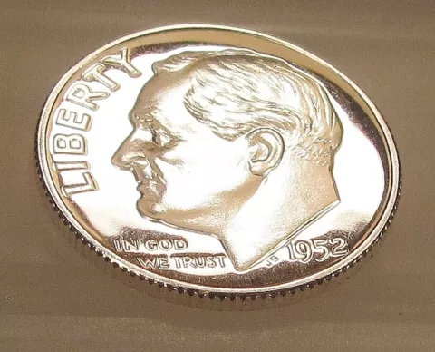 1952  Gem  Proof Dime 90% Silver Blazing Luster  #714 ~5 Cover