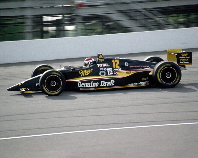 1992 Miller Genuine Draft ROBERT 'BOBBY' RAHAL Glossy 8x10 Photo Poster Print - Image 1 of 1