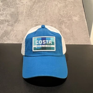 Costa Del Mar Hat Men's One Size Adjustable Blue Patch Strapback Cap - Picture 1 of 7