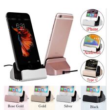 Stand Holder Charging Base Dock Charger Base USB Cable Type C For iPhone X 8 7 6