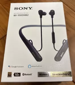 SONY Cuffie stereo cancellazione rumore wireless WI-1000XM2 nere - Foto 1 di 12