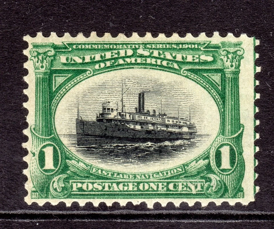 United States Scott # 294 VF Unused 1901 1 Cent Pan-American Exposition - Image 1 of 1