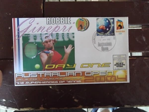 2004 AUS OPEN DAY ONE TENNIS POSTMARK & STAMP COVER ROBBIE GINEPRI - Picture 1 of 1