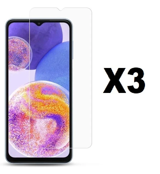 3 Pack Tempered Glass Protector, Anti Scratch, for Samsung Galaxy A13 5G - Image 1 of 1