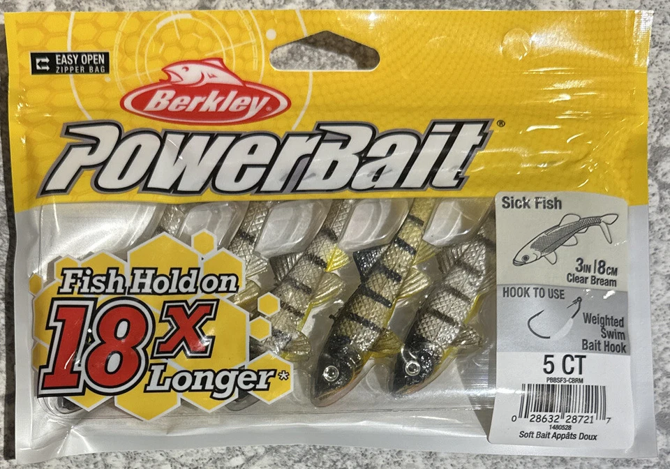 Powerbait Sick Fish 3” Besugo Transparente Foto 1 de 1