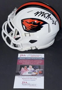 Mike Hass Signed Autographed Oregon State Beavers Mini Helmet CHOF JSA - Picture 1 of 1