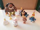Mixed Lot of 8 Disney Characters Figures Cake Toppers Toys BEAUTY & BEAST, POOH+
