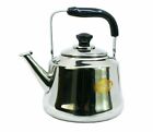 STAINLESS STEEL TEA COFFEE WHISTLING KETTLE TEAPOT CAMPING BOAT RESTAURANT STOVE