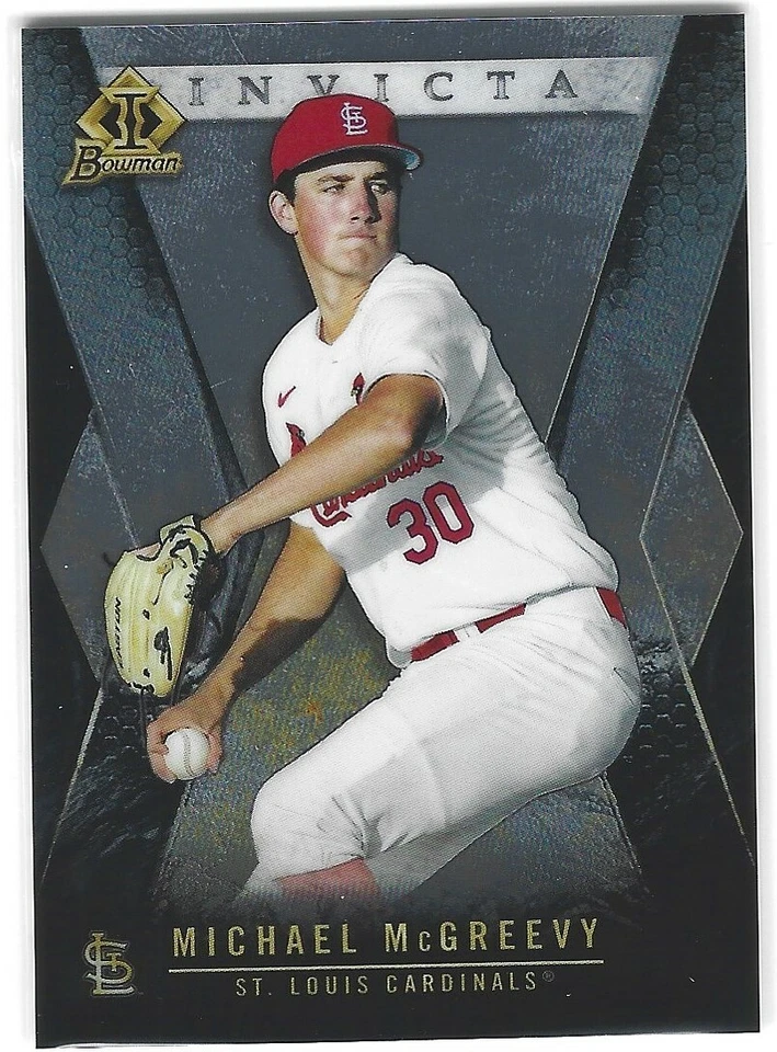 MICHAEL MCGREEVY 2021 BOWMAN INVICTA CARDINALS  T# - Image 1 of 1