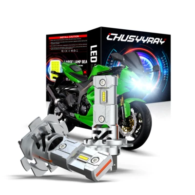 2* Bombillas de faros LED H7 6000K para Kawasaki Ninja 650R 2006-2011 650 2012-2019 Foto 1 de 4