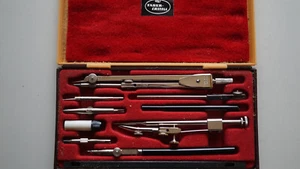 Original FABER-CASTELL  Zirkel-Set 9-teilig 718 Va hochglanz UNBENUTZT N° 36 a - Bild 1 von 3