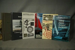 lot 6 Sailing ships books The RYA Sailing Manual Seaman's Ropework nautical deco - Picture 1 of 4