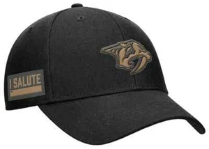Cappello snapback Nashville Predators Fanatics autentico professionale apprezzamento militare - Foto 1 di 5