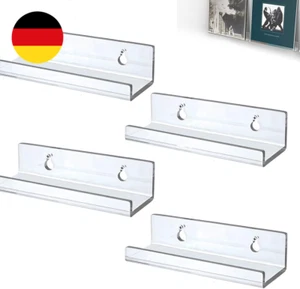 4pcs Schallplattenregal Wand Plattenregal Wandmontiertes Acrylalbum Schallplatte - Bild 1 von 7