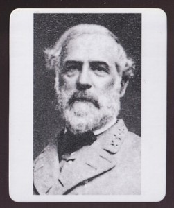 GENERAL ROBERT E. LEE U.S. Civil War Confederate KNOWLEDGE HISTORY PHOTO CARD