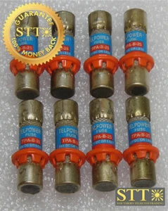 TPA-B-25 BUSSMAN TELPOWER 25 AMP FUSE 65 VDC (LOT OF 8) - Picture 1 of 2