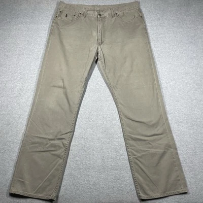 Vintage Polo Ralph Lauren Jeans Mens 40x32 Gray 650 Straight Leg 5 Pocket Faded - Image 1 of 4