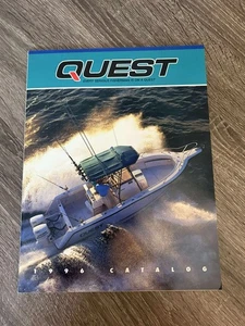 VINTAGE 1996 QUEST BOOT VERKAUFSPROSPEKT KATALOG FISHERMAN CRUISER - Bild 1 von 2