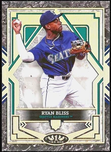 2025 Topps Tier One - Ryan Bliss Rookie Silver Holo Foil #02/10 Seattle Mariners - Imagen 1 de 3