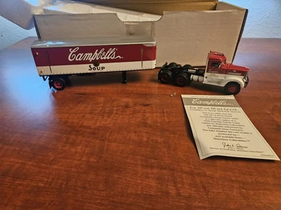 Matchbox 1939 Peterbilt Campbell's Soup Tractor/Trailer Truck 1:58  - Image 1 of 4