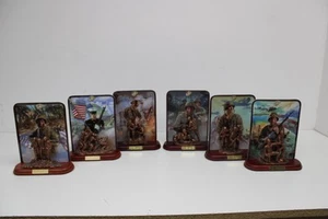 6 Placas Bradford Exchange Edición Limitada Cuerpo de Marines de Estados Unidos Colección - Imagen 1 de 15