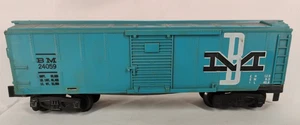American Flyer Boston & Maine (B&M) 24059 S Gauge Scale Model Train RARE Box Car - Picture 1 of 7