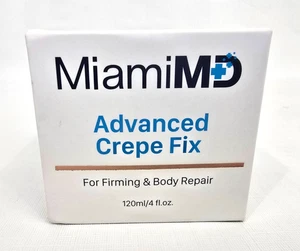 120ml 4oz ~ Miami MD Advanced Crepe Fix Cream Firming Body Repair ~ NEW SEALED - Picture 1 of 9