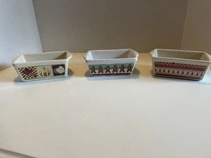 Platos para hornear pan de temporada de gres de 3 piezas - Usados - Imagen 1 de 6