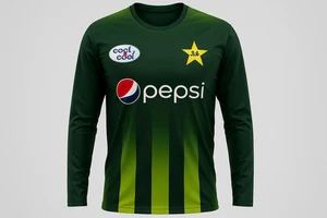 Pakistan Cricket Team T-Shirt Medium, Large Size Full Sleeves Unisex - Picture 1 of 11