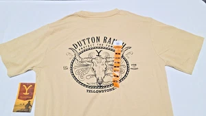 Yellowstone Protect the Family Licensed Adult T-Shirt sz Med w tags color Otter - Picture 1 of 13