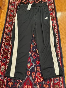 PUMA SWEATPANTS-BLACK-NEW-NEVER WORN XL - Picture 1 of 4