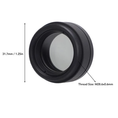 1.25in Telescope Polarizing Filter Variable Linear Double Optical Glass - Image 1 of 4