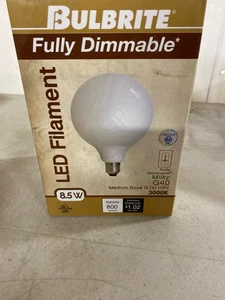 Bulbrite 776899 LED Globe Antique Filament Bulb, 8W, 3000K - Picture 1 of 2