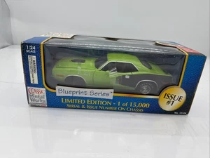 Classic Metal Works Blueprint Series 1971 Plymouth Hemi Cuda Green 1:24 1998 MIB - Picture 1 of 3