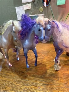 3 cavalli vintage 1987 Kenner Fashion Star Fillies Feelin' Fancy 8" - Foto 1 di 23