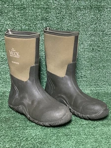 The Original Muck Boot Company Edgewater Green Rubber Boots Mens Size 12 Wmn 13 - Picture 1 of 7