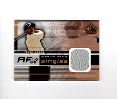 TIGER WOODS 2003 SP GAME USED AUTHENTIC FABRICS TOURNAMENT WORN SHIRT - Image 1 of 2