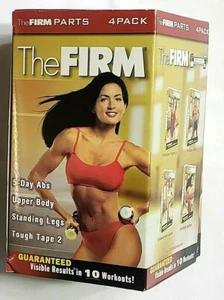 The Firm - Firm Parts: 4-Pack (VHS, 2001, 4-Tape Set, 4-Pack) Exercise & Fitness - Picture 1 of 4