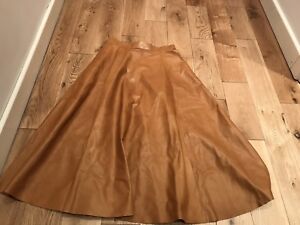 Ralph Lauren Roxana Midi Leather Skirt. BNWT. Size US6. RRP£3990