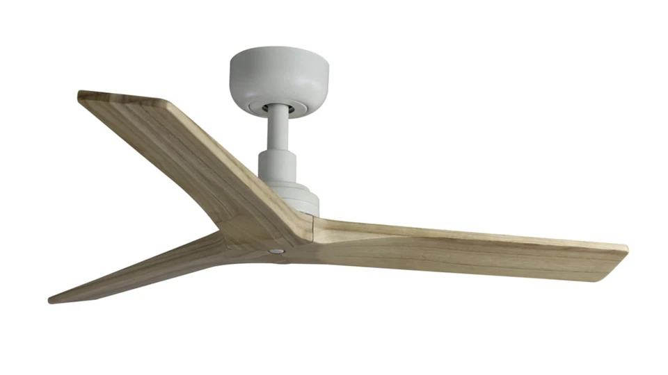 Energy-Saving Ceiling Fan with Remote Control Airpor White Oak Mini Fan - Image 1 of 1