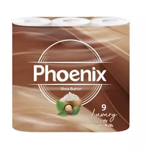 Phoenix Soft Shea Butter Fragranced Luxury Toilet Rolls Quilted White 3 Ply - Picture 1 of 42