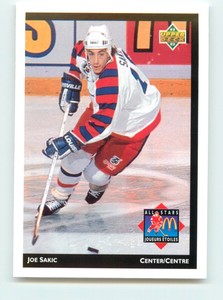 1992 Upper Deck McDonald's All-Stars #McD-26 Joe Sakic Very Good