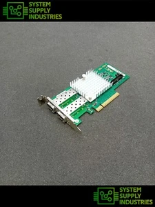 FUJITSU DUAL PORT 10GB ETHERNET LOW PROFILE ADAPTER P/N D2755-A11-LP - Picture 1 of 3