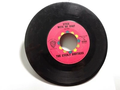 Warner Bros. Records - The Everly Brothers - Stick With Me Baby / Temptation - Image 1 of 3