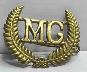 WWI New Zealand Machine Gun Corps Reinforcements Cap Badge Locally cast 43x33 mm - Picture 1 of 3