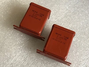 2x 2uF 200V +/-10% MBGN-2 МБГН-2 Papel en ACEITE PIO Condensadores de Audio URSS - Imagen 1 de 6