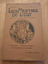 Revue Les Marches de l'Est N°3 1909-La mort de Charles Demange