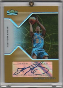 2004-05 Finest Refractors Gold #188 Trevor Ariza Auto RC Rookie 8/12